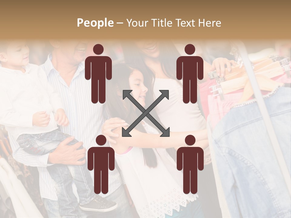 Smile Female Buyers PowerPoint Template