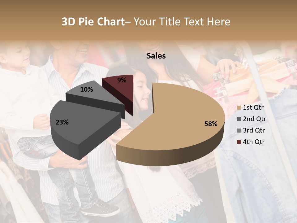 Smile Female Buyers PowerPoint Template