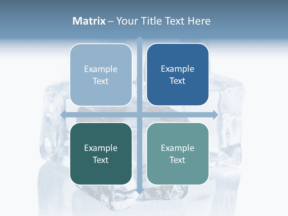 Nobody Transparent Ice PowerPoint Template