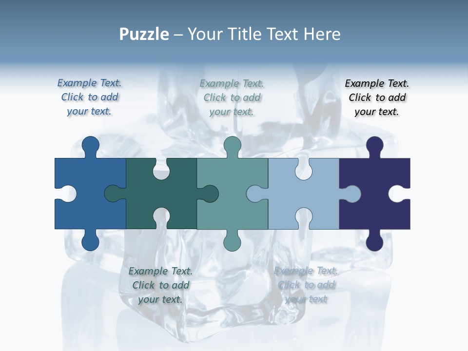 Nobody Transparent Ice PowerPoint Template