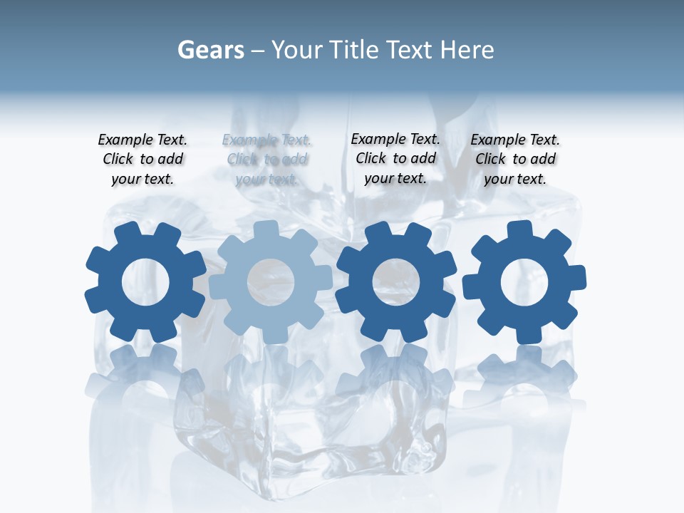 Nobody Transparent Ice PowerPoint Template