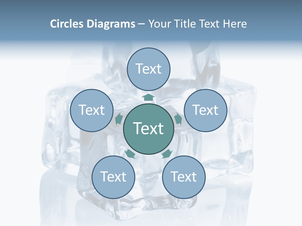 Nobody Transparent Ice PowerPoint Template