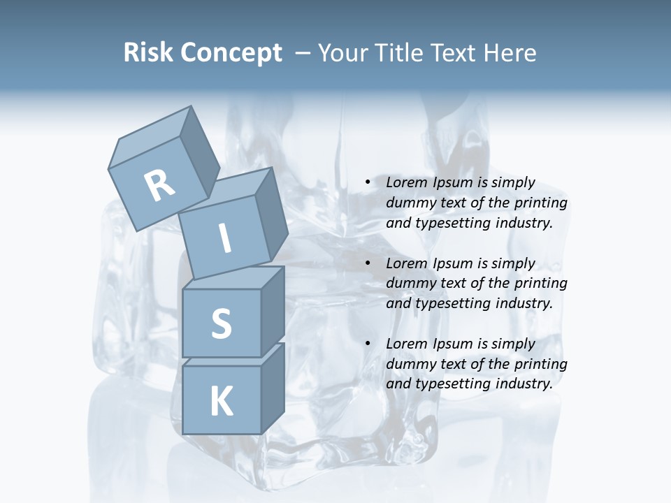 Nobody Transparent Ice PowerPoint Template