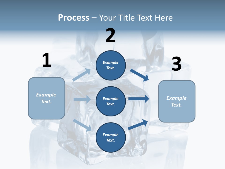 Nobody Transparent Ice PowerPoint Template