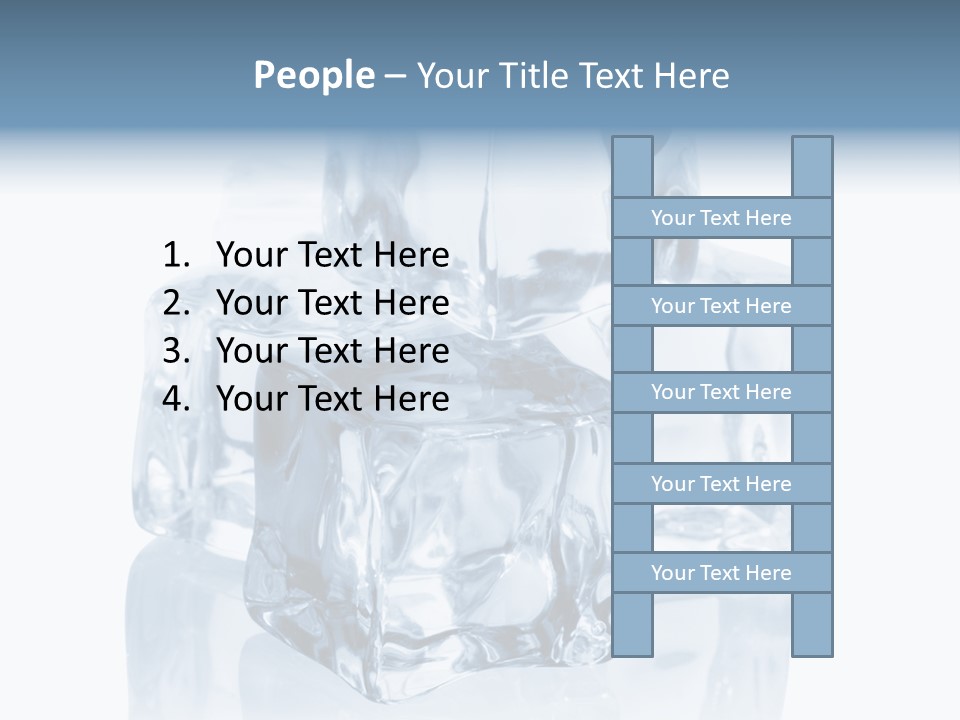 Nobody Transparent Ice PowerPoint Template