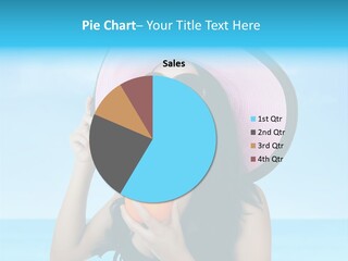 Sea Young Sunbath PowerPoint Template