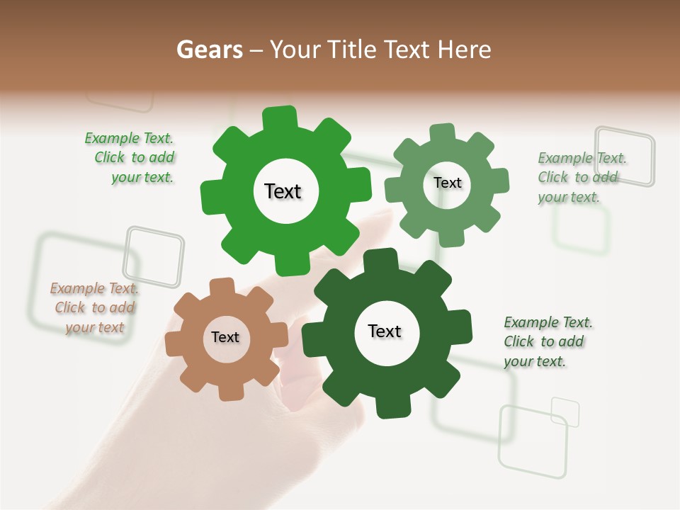 Navigation Innovative Fingerprint PowerPoint Template