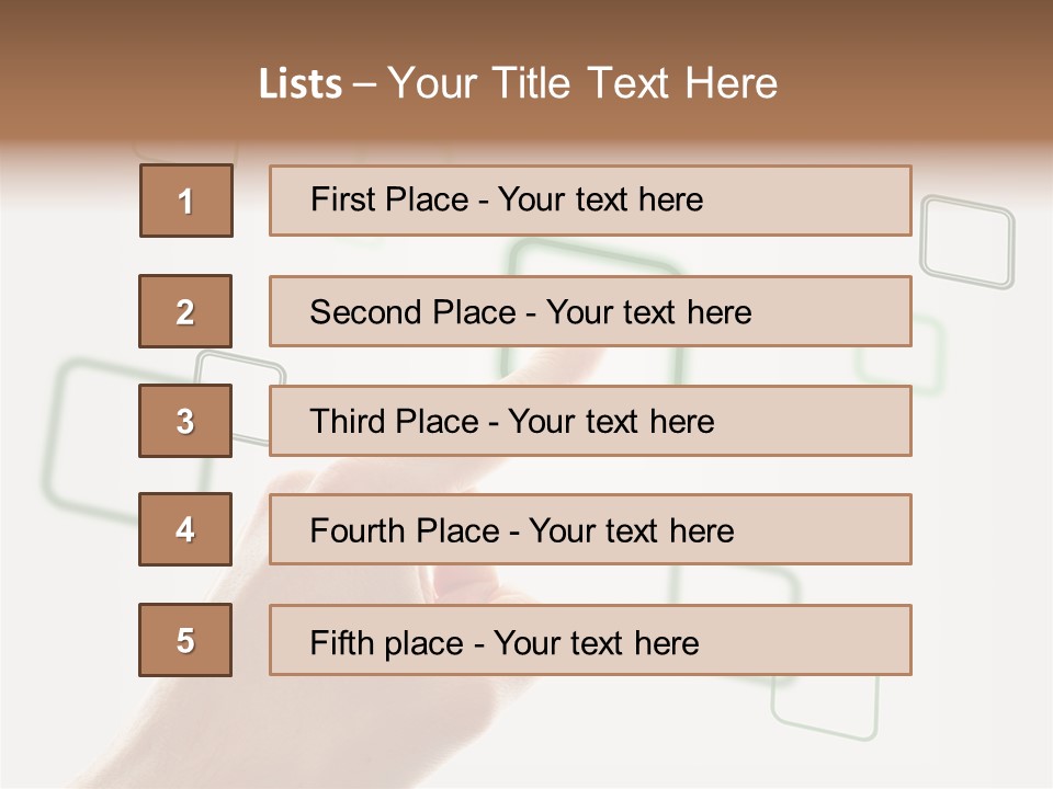 Navigation Innovative Fingerprint PowerPoint Template