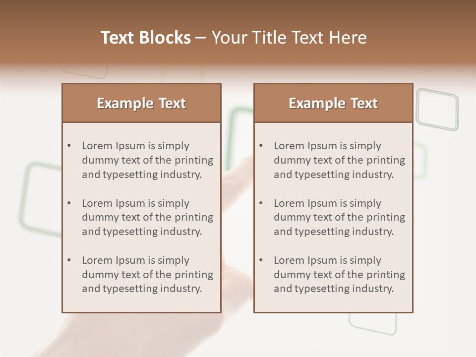Navigation Innovative Fingerprint PowerPoint Template