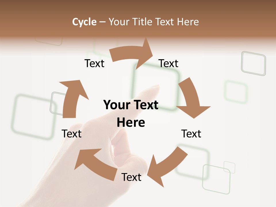 Navigation Innovative Fingerprint PowerPoint Template