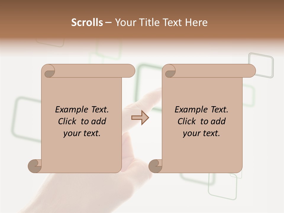 Navigation Innovative Fingerprint PowerPoint Template