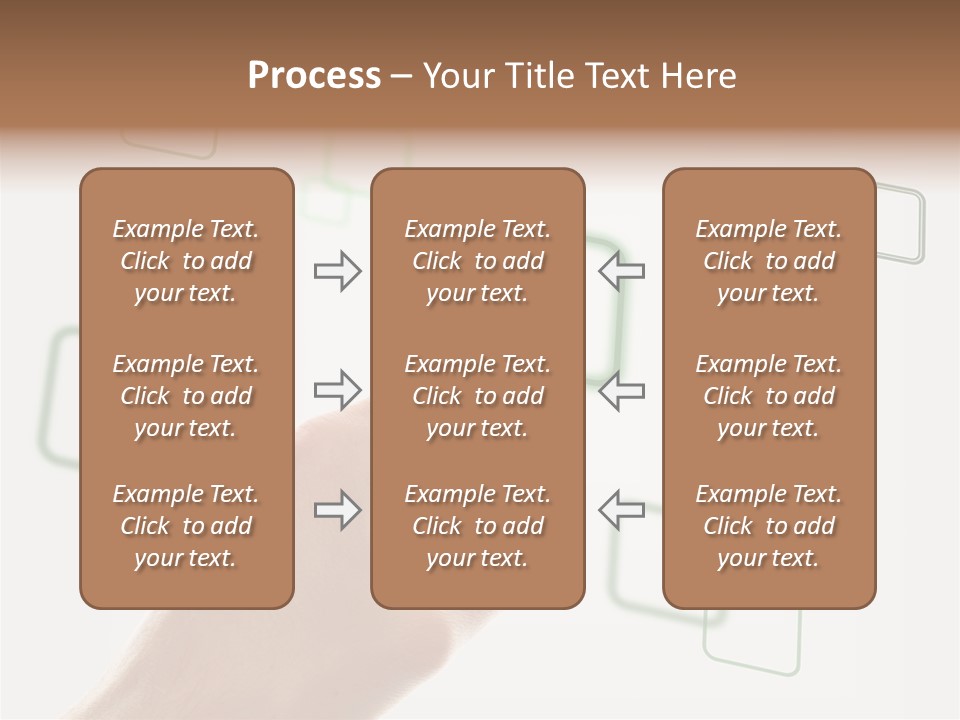 Navigation Innovative Fingerprint PowerPoint Template
