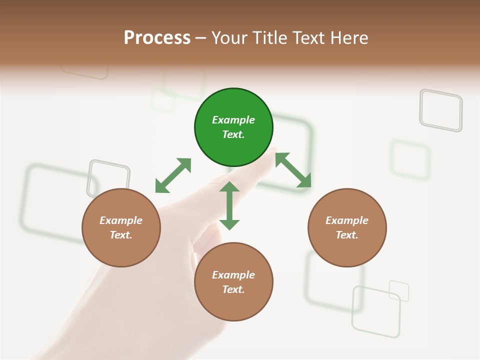 Navigation Innovative Fingerprint PowerPoint Template