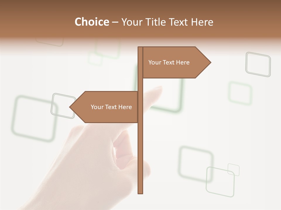 Navigation Innovative Fingerprint PowerPoint Template