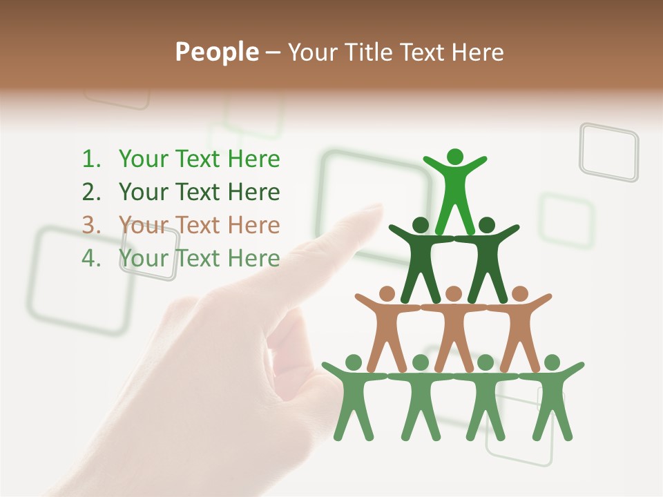 Navigation Innovative Fingerprint PowerPoint Template