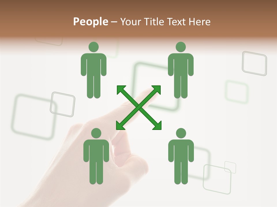 Navigation Innovative Fingerprint PowerPoint Template