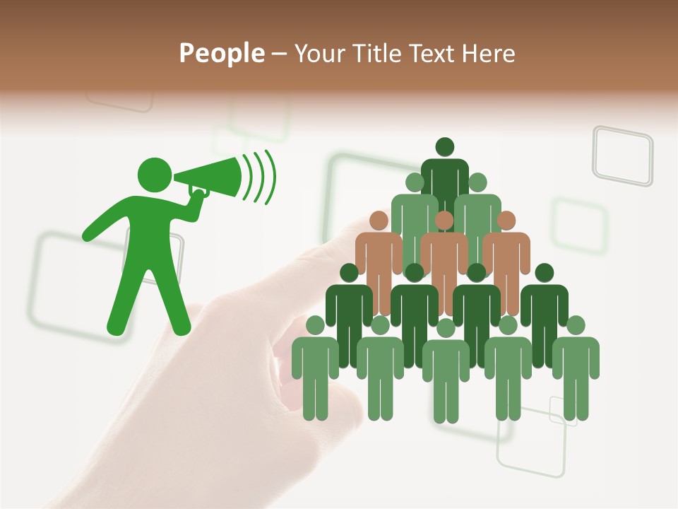 Navigation Innovative Fingerprint PowerPoint Template