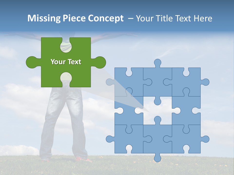 Freetime Raised Boy PowerPoint Template