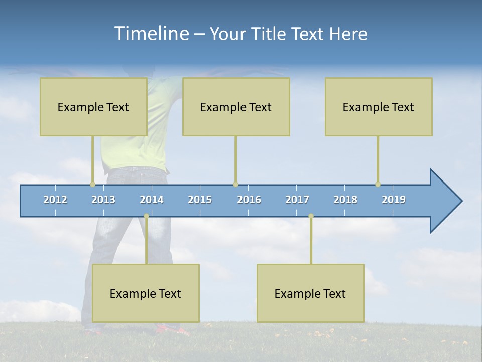 Freetime Raised Boy PowerPoint Template