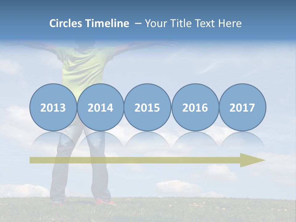 Freetime Raised Boy PowerPoint Template