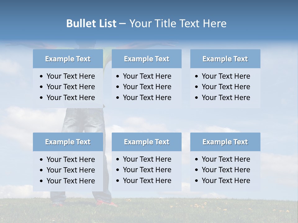 Freetime Raised Boy PowerPoint Template