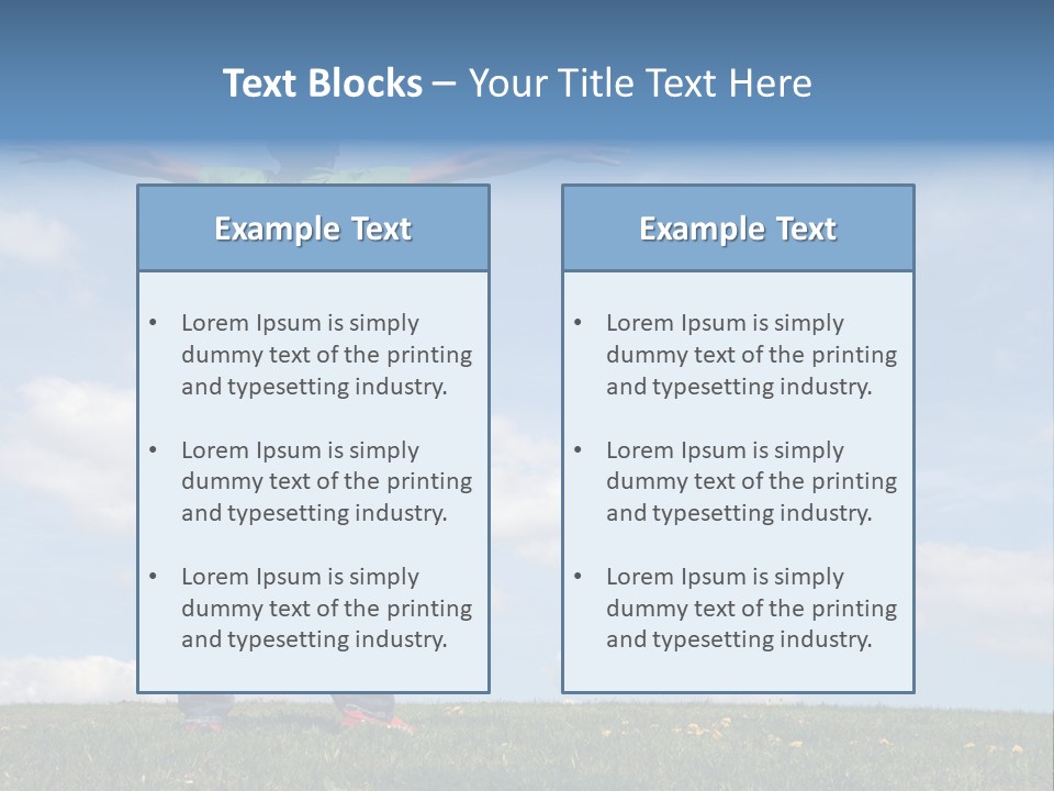 Freetime Raised Boy PowerPoint Template