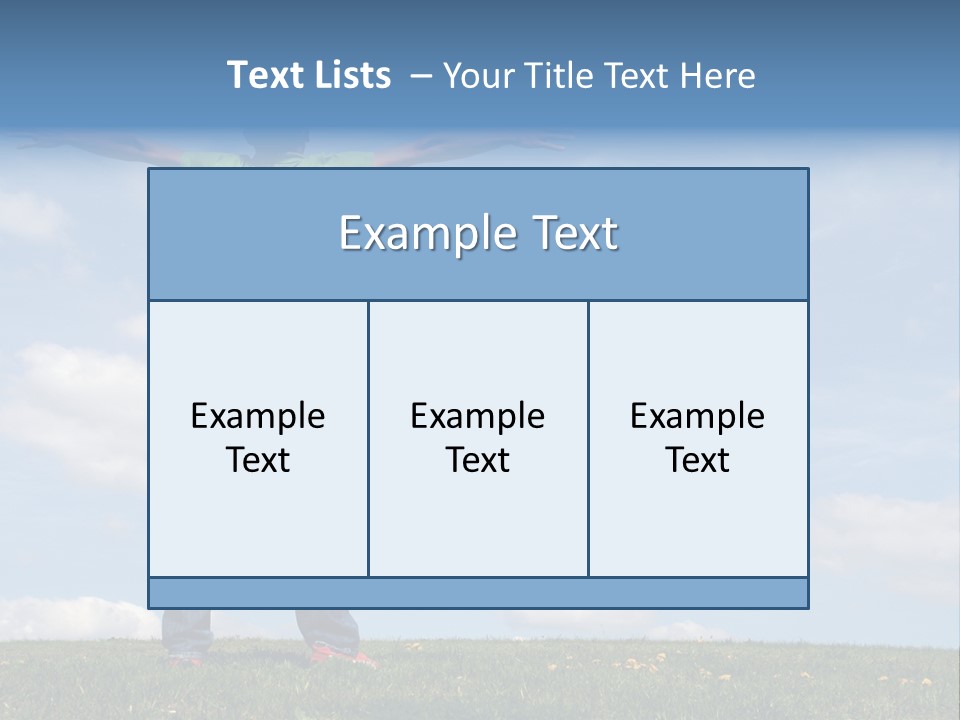 Freetime Raised Boy PowerPoint Template