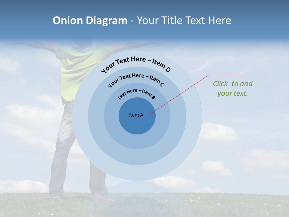 Freetime Raised Boy PowerPoint Template