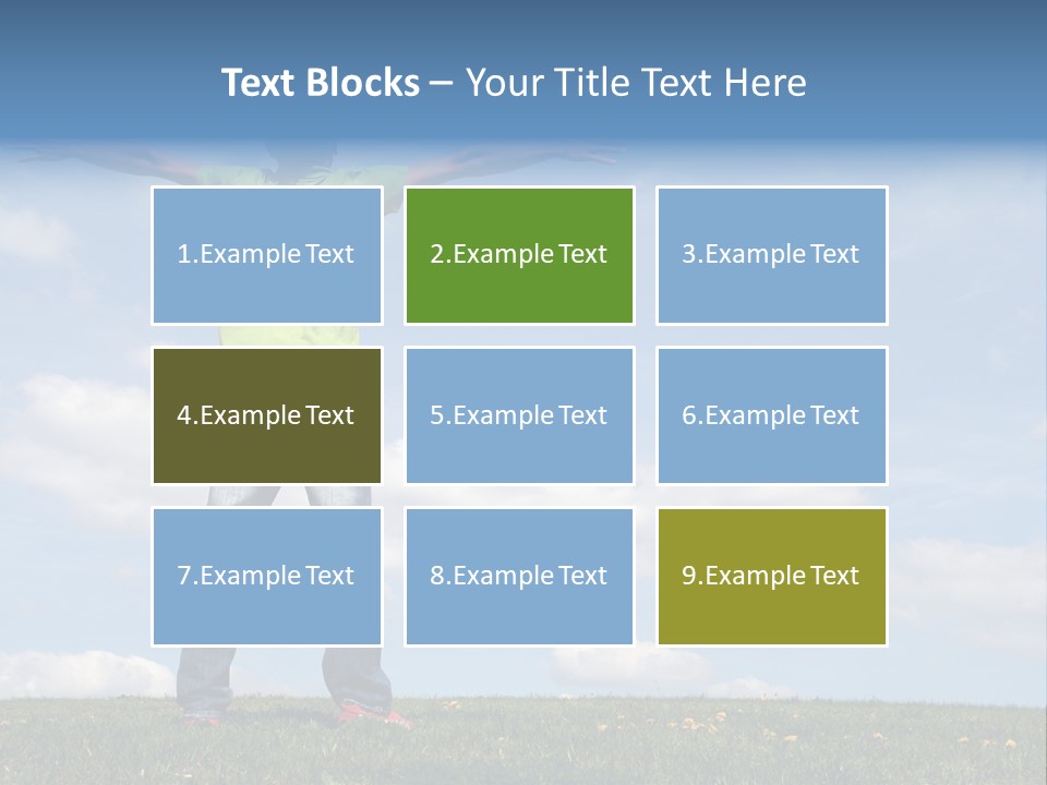 Freetime Raised Boy PowerPoint Template