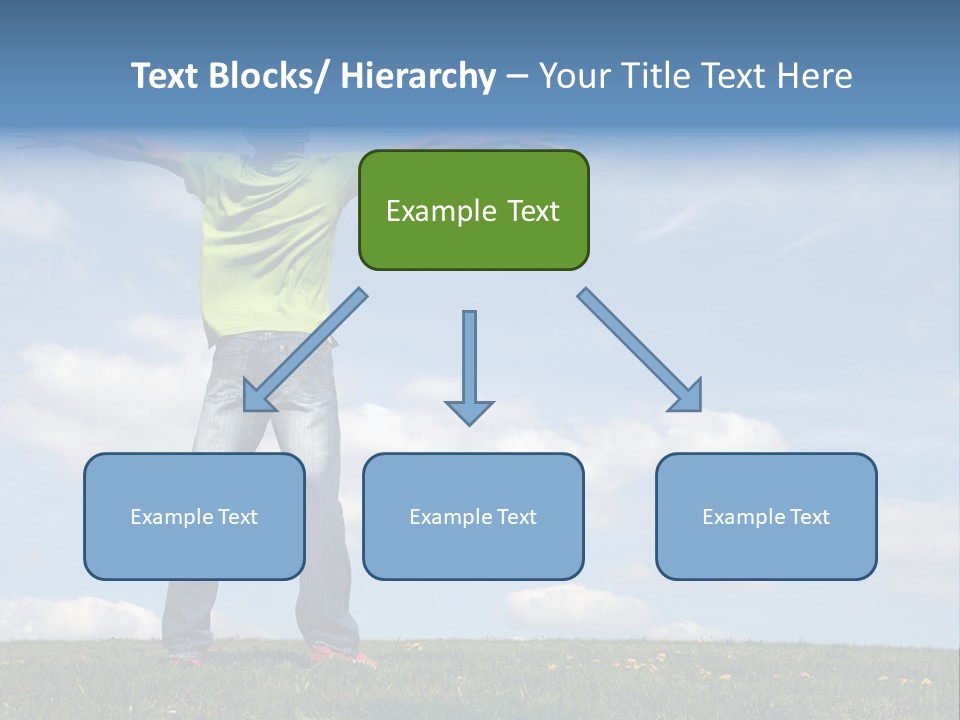 Freetime Raised Boy PowerPoint Template