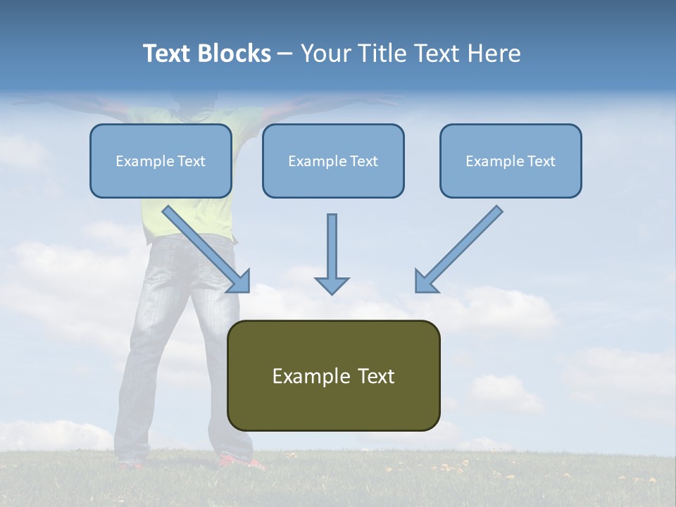 Freetime Raised Boy PowerPoint Template