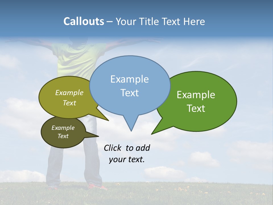 Freetime Raised Boy PowerPoint Template