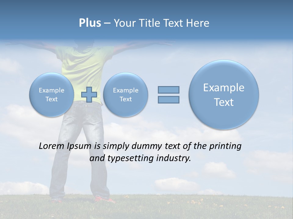 Freetime Raised Boy PowerPoint Template