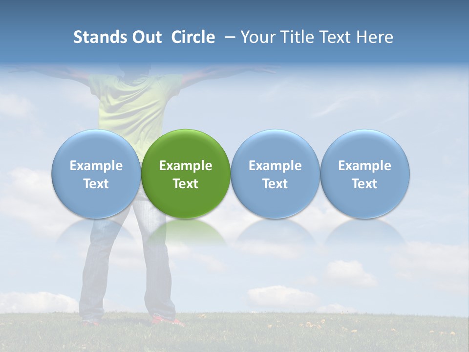 Freetime Raised Boy PowerPoint Template