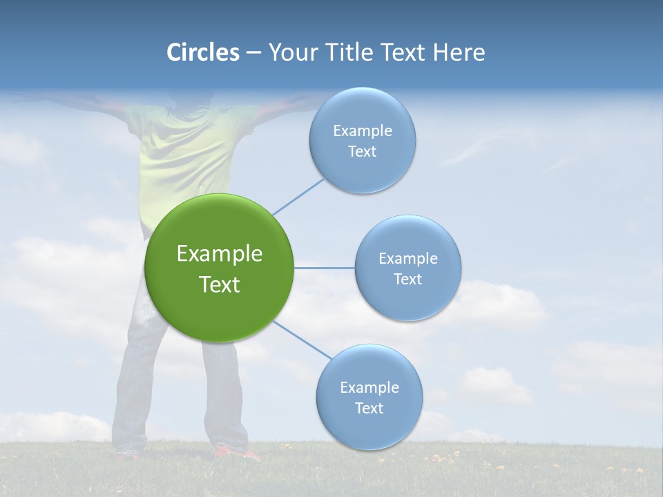 Freetime Raised Boy PowerPoint Template