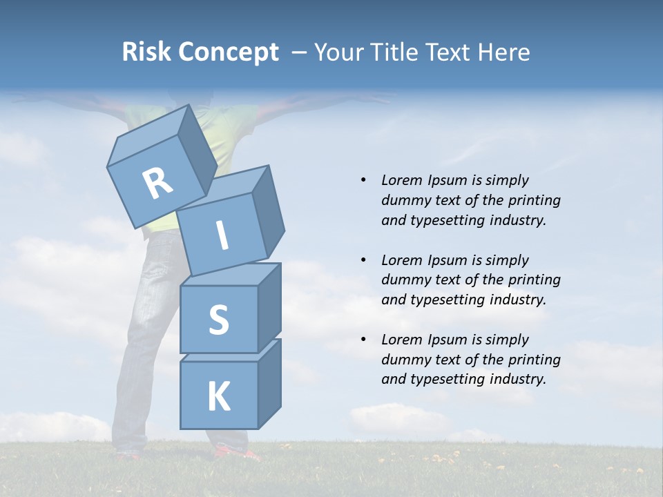 Freetime Raised Boy PowerPoint Template