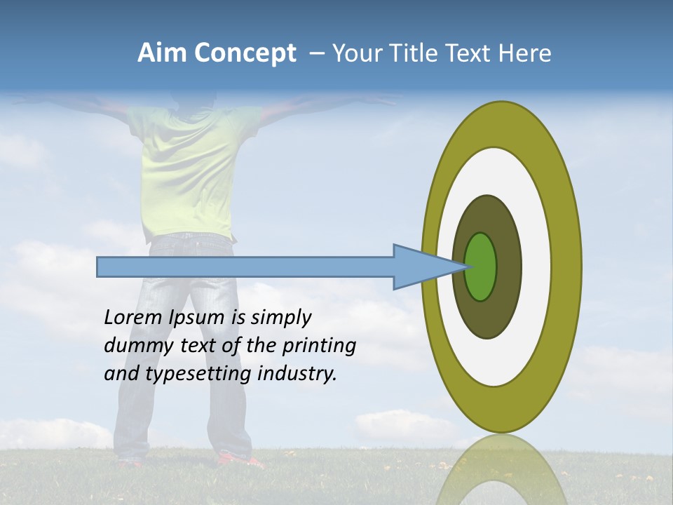 Freetime Raised Boy PowerPoint Template