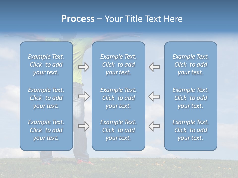 Freetime Raised Boy PowerPoint Template