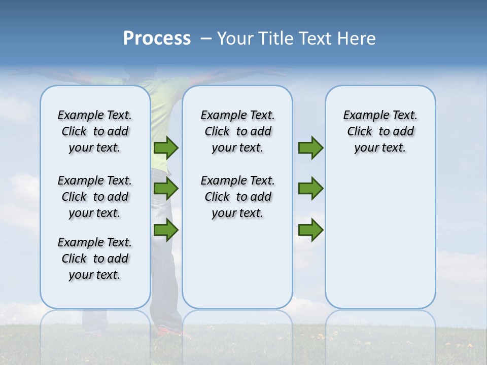 Freetime Raised Boy PowerPoint Template