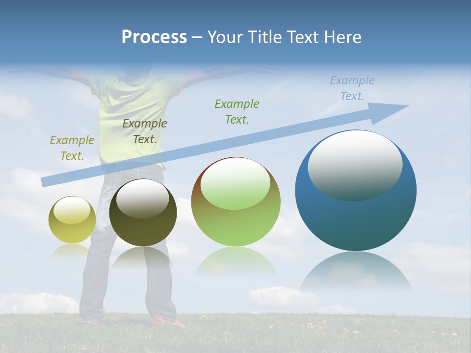 Freetime Raised Boy PowerPoint Template