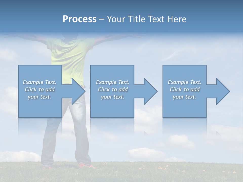 Freetime Raised Boy PowerPoint Template