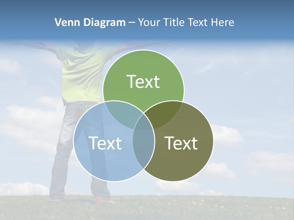 Freetime Raised Boy PowerPoint Template