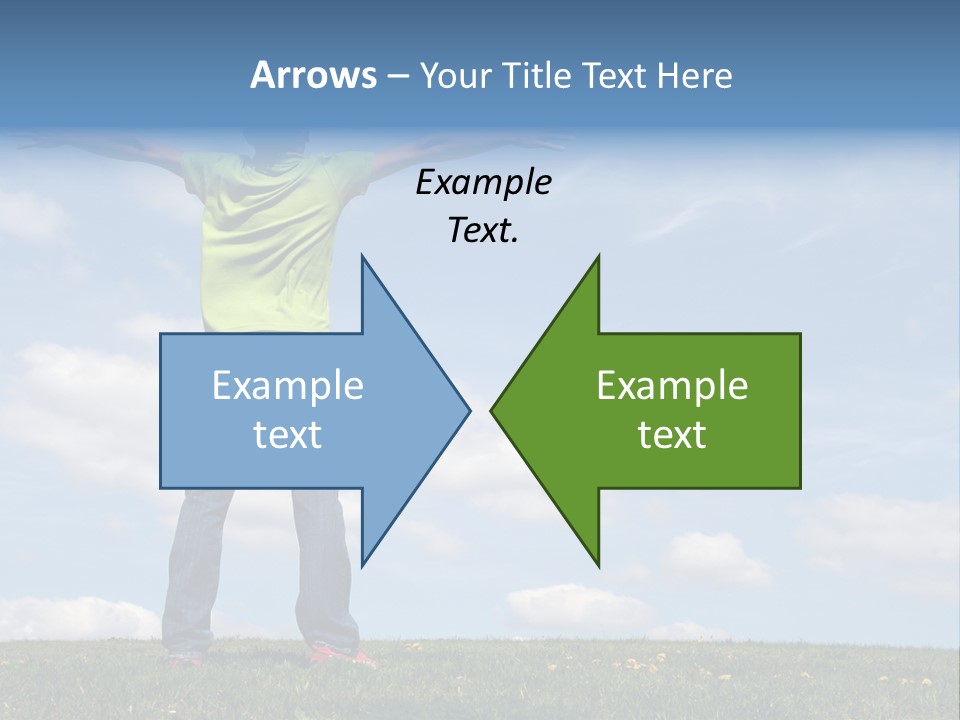 Freetime Raised Boy PowerPoint Template