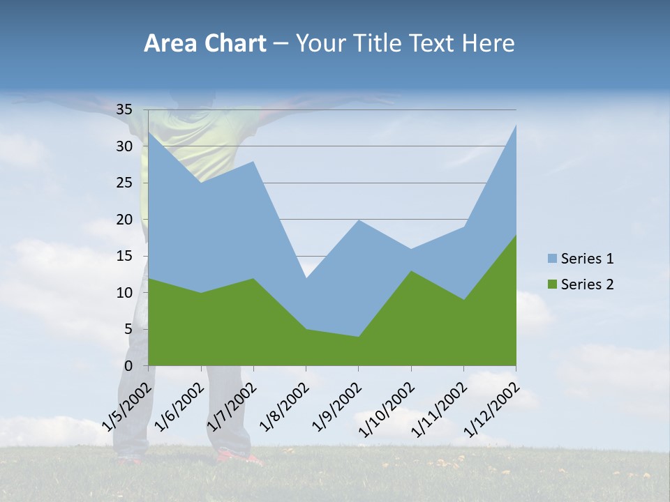 Freetime Raised Boy PowerPoint Template
