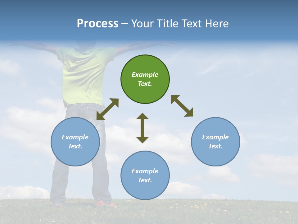 Freetime Raised Boy PowerPoint Template