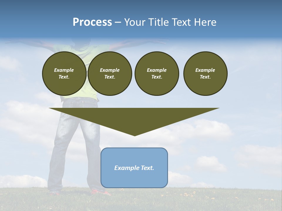 Freetime Raised Boy PowerPoint Template