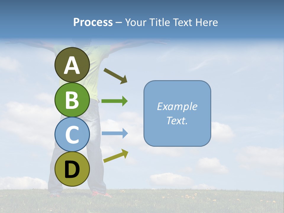 Freetime Raised Boy PowerPoint Template