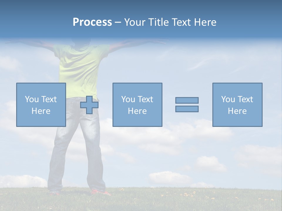 Freetime Raised Boy PowerPoint Template