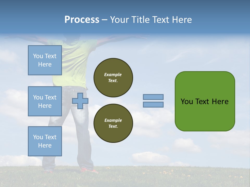 Freetime Raised Boy PowerPoint Template