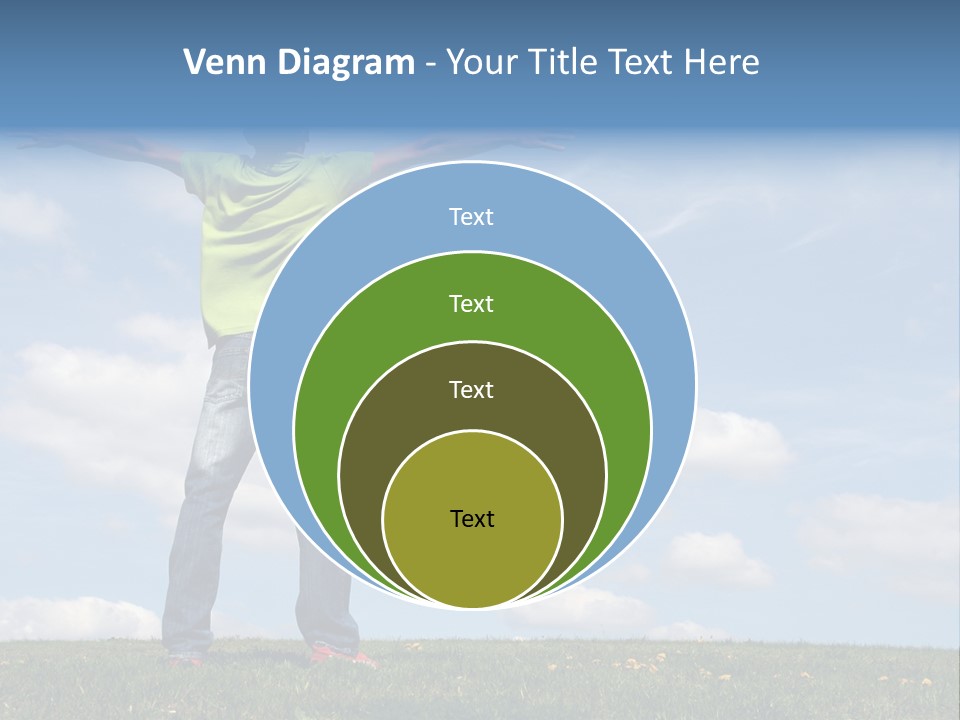 Freetime Raised Boy PowerPoint Template